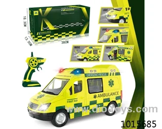 2.4G RC car with simulated sound and lights in window box