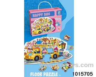 Puzzles in color box