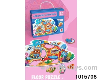 Puzzles in color box