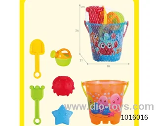 6pcs beach toys in  Net bag