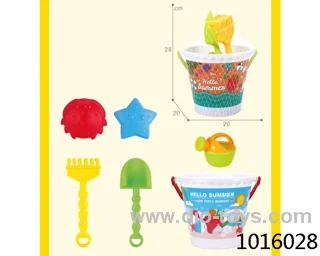 6pcs beach toys in  Net bag