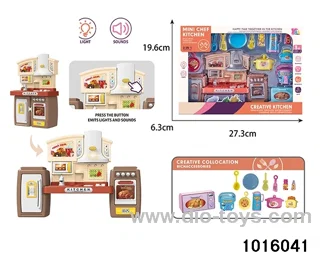 Kitchen set in window box