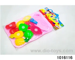 Fruit Cutter Toys in PP bag with header