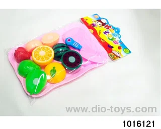 Fruit Cutter Toys in PP bag with header