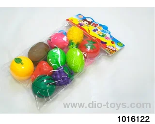 Fruit Cutter Toys in PP bag with header