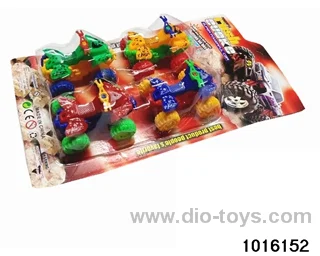 4PCS Skating Beach Motorcycle in Blister card