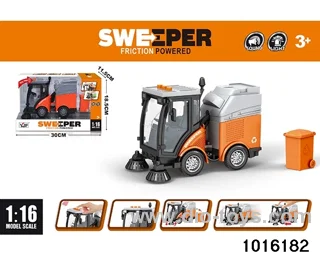 1:16 Sweeper (Orange) in display box