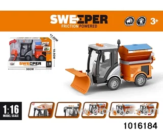 1:16 Snow pushers (orange) in display box