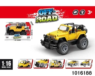 1:16 Jeep (yellow) in display box
