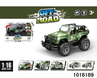 1:16 Jeep (green) in display box