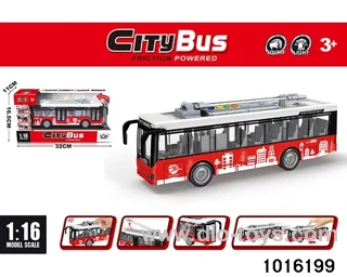 1:16 City tram tour bus in display box