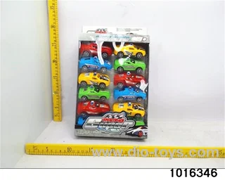 pull back car in color box