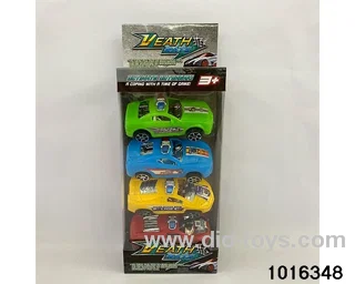 pull back car in color box