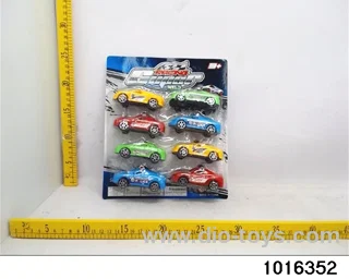 pull back car in Blister card