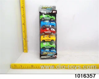 pull back car in color box