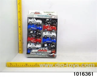 pull back car in color box