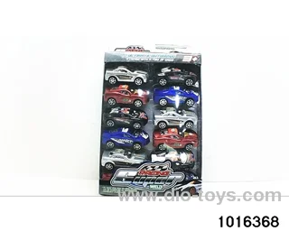 pull back car in color box