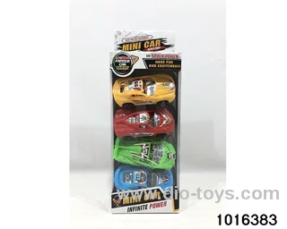 pull back car in color box