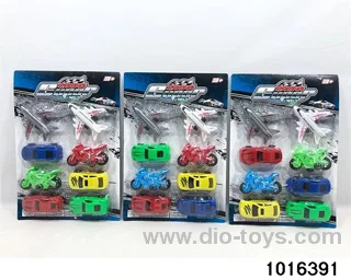 pull back car set in Blister card