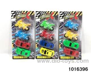 pull back car set in Blister card