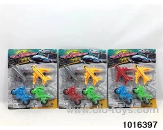pull back car set in Blister card