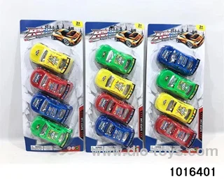 pull back car set in Blister card