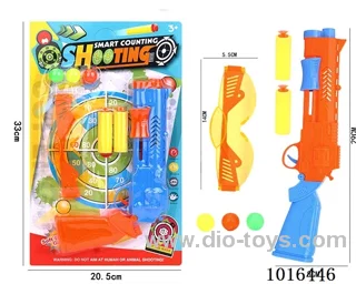 Ping-pong gun set in Blister card