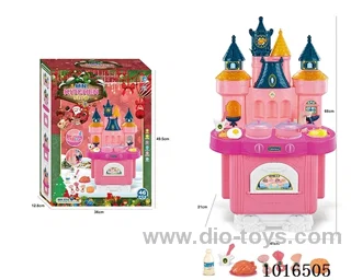 kitchen set with light &music not include in Color box