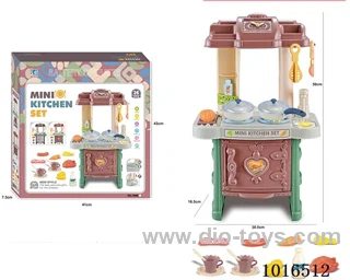 kitchen set with light &music not include in Color box