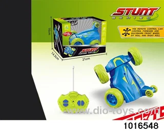 RC car with light in window box