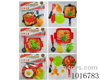 Kitchen set 3 set mixed loading  in poly bag header