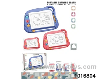Magnetic drawing board in color box