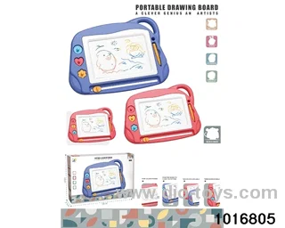 Magnetic drawing board in color box