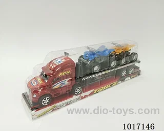 Inertial car 2color mixed loading in PVC cover