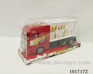 Inertial car 2color mixed loading in PVC cover