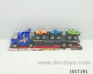 Inertial car 2color mixed loading in PVC cover