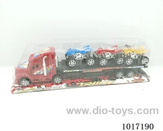 Inertial car 2color mixed loading in PVC cover