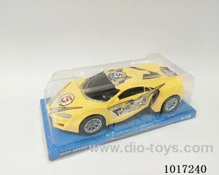 1:18 Inertial car 3color mixed loading  in PVC cover
