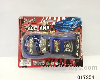 Inertial car 2color mixed loading  in  Blister card