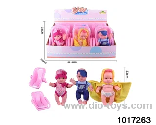 6pcs 10 inch doll （3 models mixed）in display box