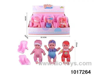 6pcs 10 inch doll （3 models mixed）in display box