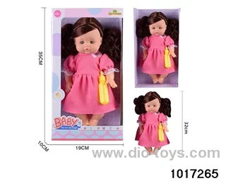 14 inch doll set in window box