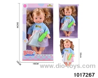 14 inch doll set in window box