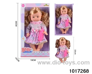 14 inch doll set in window box