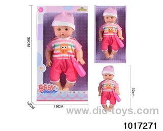 14 inch doll set in window box