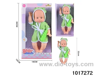 14 inch doll set in window box