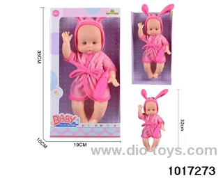 14 inch doll set in window box