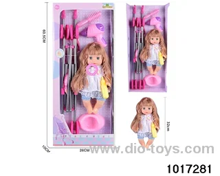 14 inch doll set with ic in window box