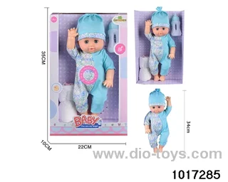 15 inch doll set with ic in window box