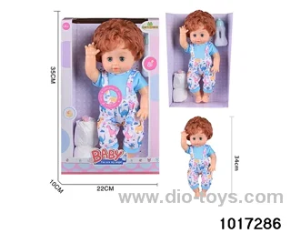 15 inch doll set with ic in window box